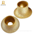 Diamond Brazed Edge Grinding Wheel for Roman Column and Marble - Semicircle Angle Grinder